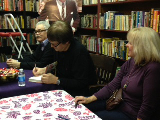 Ed Gorman, M.A.C., Barb Collins signing at Mystery Cat Bookstore, Cedar Rapids